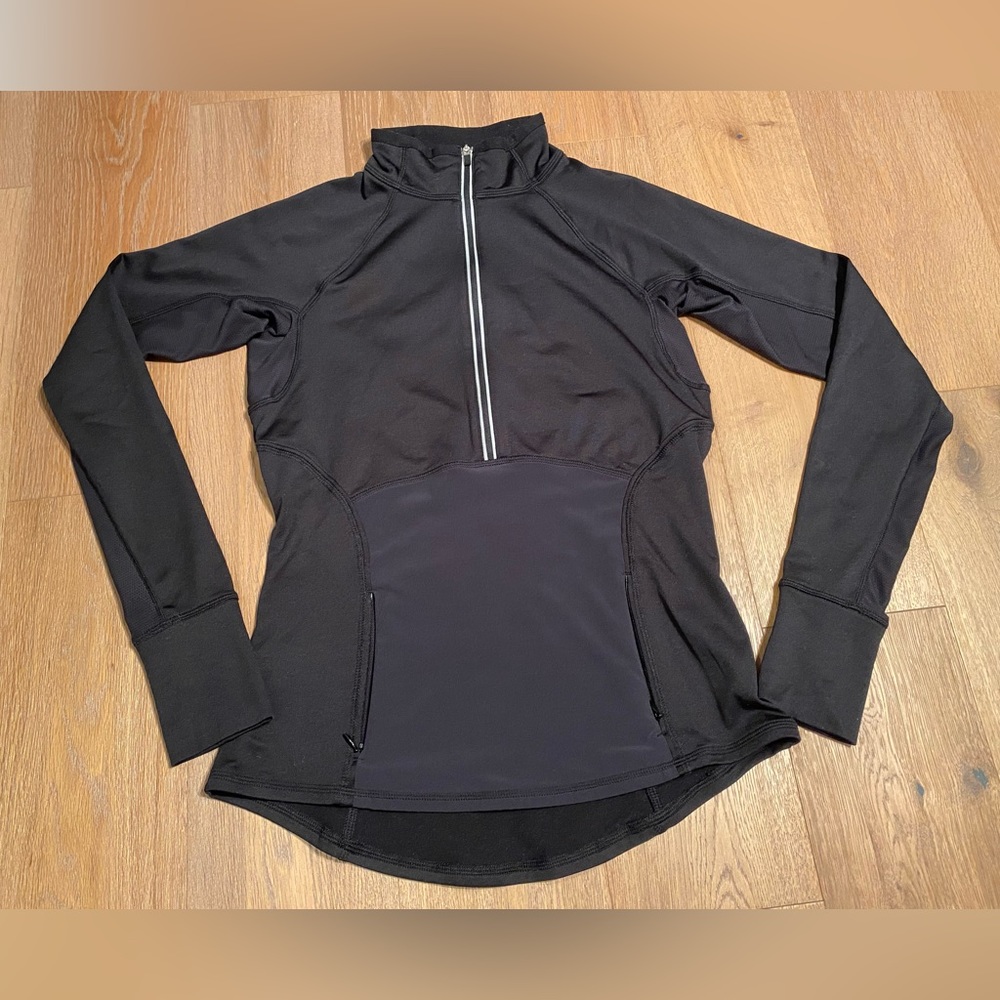 Athleta XS/Small Black Athletic Pullover Jacket